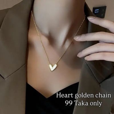 Golden heart chain_img_1