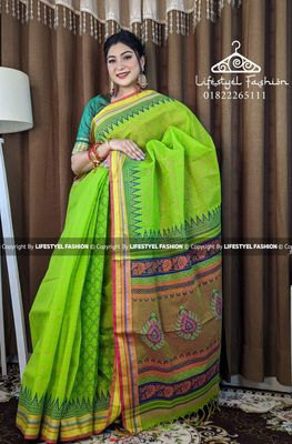 স্পেশাল কালারফুল কটন শাড়ি (LF-SPC-008)_img_0
