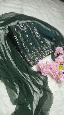 ইন্ডিয়ান আনস্টিচড জর্জেট থ্রি পিস_img_3
