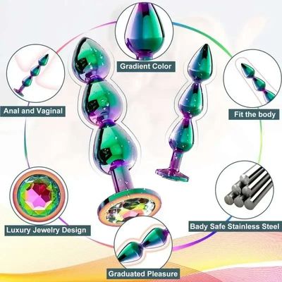 New Metal Anal Beads Balls Butt Plug Sex Toy for Women Buttplug Dildo Sextoy Fun Toys Sext Analplug Sexy Adult Man_img_7