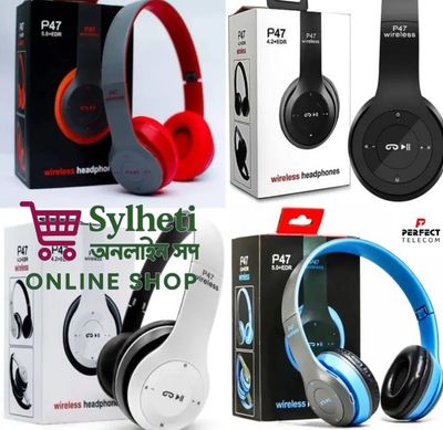 P47 5.0 EDR Wireless Bluetooth Headset with Charging Cable - Premium Quality_img_5