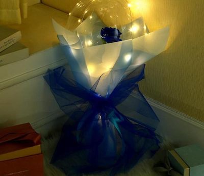 Valentine Special Premium Balloon With Lightning Flower_img_2