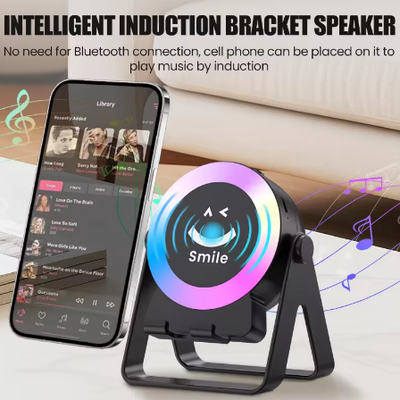 Advanced Bluetooth Speaker with Phone Stand RGB Color Sensor Technology Portable Wireless Speaker Waterproof for Karaoke_img_0