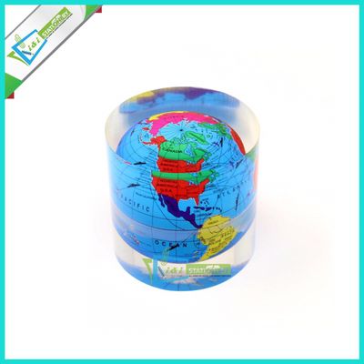 Paperweight Globe Dimension 5x5x5 cm Acrylic Material Random Design_img_0