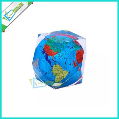 Paperweight Globe Dimension 5x5x5 cm Acrylic Material Random Design_img_1
