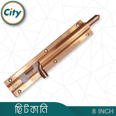 ৮ ইঞ্চি ছিটকানি জয়েন্টলেস স্টেইনলেস স্টিলের রাউন্ড বিট শেপ হেভি ছিটকানি_img_3