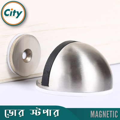 হেভী ডিউটি ফ্লোর মাউন্ট ডোর স্টপার ডোর স্টপ চৌম্বকীয় ক্যাচের সাথে_img_1