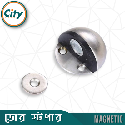 হেভী ডিউটি ফ্লোর মাউন্ট ডোর স্টপার ডোর স্টপ চৌম্বকীয় ক্যাচের সাথে_img_2