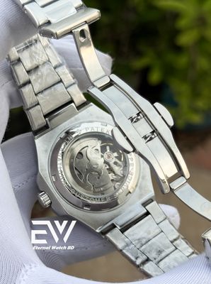 PARTEK AUTOMOTIC BLUE DIAL SILVER CHAIN_img_2