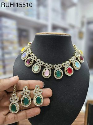 Indian Dimond cut Necklace_img_1