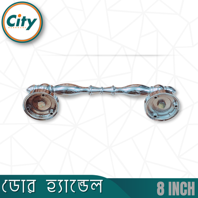 ৮ ইঞ্চি দরজার হ্যান্ডেল নিকেল পালিশ করা দরজার হাতল কাঠের দরজার হ্যান্ডেল_img_3