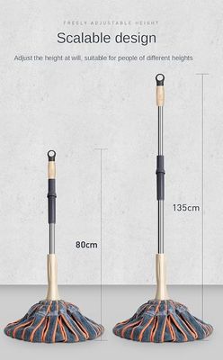 Self twisting Water Rotary Household Mop Lazy Hand free Floor Mopping Magic Microfiber Twist Mop -তাওয়াল মপ_img_4