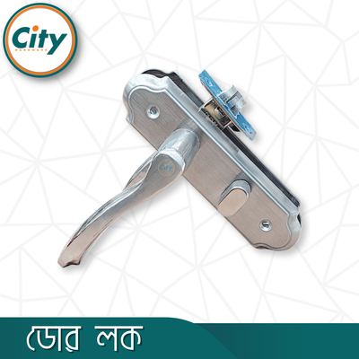 চাবিহীন লক টয়লেট ডোর লক বাথরুমের ডোর লক একক জিহ্বা হ্যান্ডেল লক সর্বজনীন ধরণের দরজার লক Door Lock_img_2