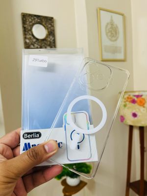IQOO Z9 Turbo/Iqoo Neo 10R/IQoo Z9 Turbo Plus Anti Yellow Hard Case With Magsafe Design Only Tranparent ShockProf Back Cover_img_2