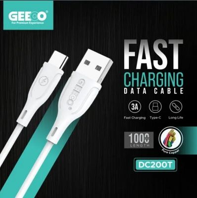 Geeoo DC 200T Type-C Pure Copper Fast Charging Cable_img_0