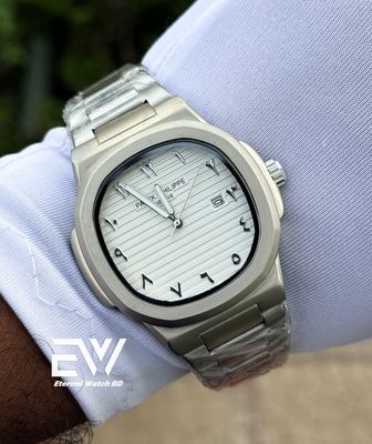 PATEK PHILLIPE NAUTILUS ARABIC WHITE DIAL MATTE BODY_img_1