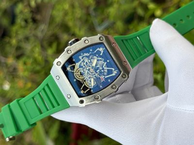 RICHARD MILLE GREEN BELT SILVER CASE_img_1