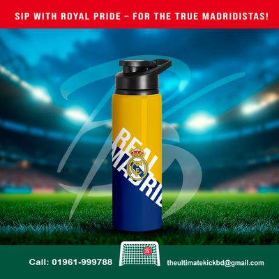 Real Madrid Royal Edition 750ml sporty bottles