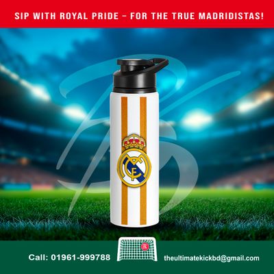 White & Gold – Real Madrid Inspired Bottle_img_0
