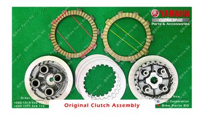 Clutch Assembly for Yamaha FZS V1, FZS V2, FZS V3, FZX, Fazer V1, Fazer V2 bike._img_1
