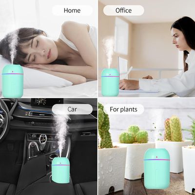 Portable Lighting Mini Humidifier, USB Personal Desktop Air Humidifier for Baby Bedroom Travel Office Home with Light, Cool Mist Humidifier, Essential Oil Diffusers, Cool Mist Humidifiers (220 ML)_img_5