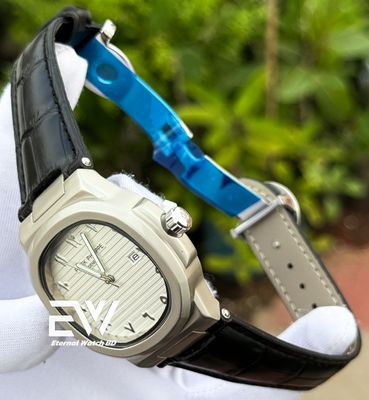 PATEK PHILLIPE ARABIC NAUTILUS WHITE DIAL BLAC BELT_img_2