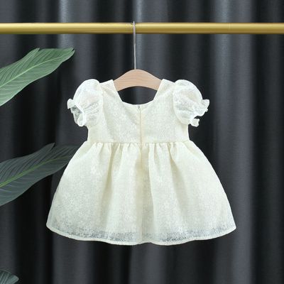 Imported 🌸 Girls’ Summer Lace Tulip Dress – Short Sleeve Princess Style_img_1