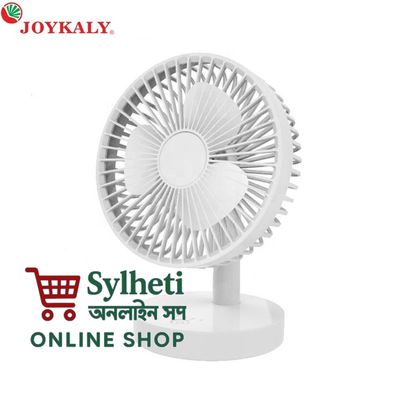 JOYKALY YG-735 Rechargeable 2400mAh Lithium Battery Strong Wind Portable Desk Fan_img_1