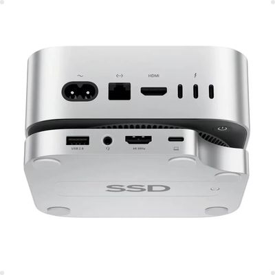 PULWTOP Mac mini M4/M4 Pro Hub Stand Dock with External Storage Upgrade M.2 SSD Enclosure(SSD NOT Included)_img_0
