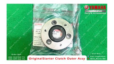 Starter Clutch Outer Assy for Yamaha FZS V2, FZS V3, FZS V4, Fazer V2, R15 V3, R15 V4, R15M, MT15 V1, MT15 V2 bike._img_1