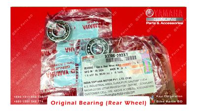 Bearing (Rear wheel-6202, 2 pcs) for Yamaha FZS V1 ,FZS V2, FZS V3, FZS V4, Fazer V1, Fazer V2, R15 V2, R15 V3, R15 V4 & R15M, MT15 V1, MT15 V2 bike._img_1