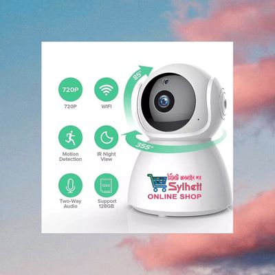 CCTV Camera V380 Pro HD 1080P WiFi 360° Viewing Area Security Camera_img_0