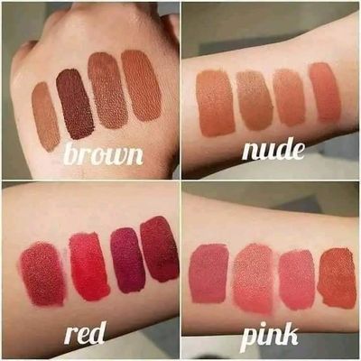 Huda lipstick set mini edition (brown )(red)(pink)(nude)_img_0