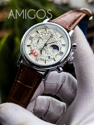 Patek Philippe white dial Brown belt_img_0
