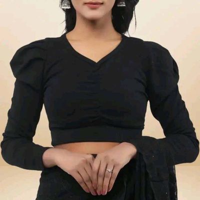 V-Neck Crop TopAlhamdulillah Huge Quantity_img_2