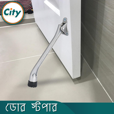 ডোর স্টপার কিকডাউন ডোর স্টপ সাথে রাবার টিপ এবং স্প্রিং লিভার মেটাল কিকস্ট্যান্ড ডোর স্টপার_img_6