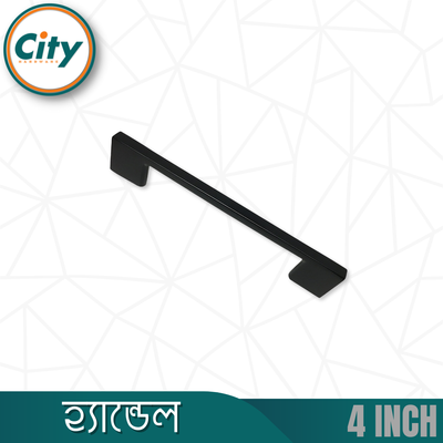 ৪ ইঞ্চি কালো ক্যাবিনেট হ্যান্ডেল ক্যাবিনেট পুল হ্যান্ডেল ক্যাবিনেট এবং ফার্নিচার ডোর হ্যান্ডেল ক্যাবিনেটের ড্রয়ার হ্যান্ডেল স্লিম ১ পিস_img_2
