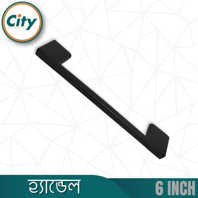 ৬ ইঞ্চি কালো ক্যাবিনেট হ্যান্ডেল ক্যাবিনেট পুল হ্যান্ডেল ক্যাবিনেট অথবা ফার্নিচার ডোর হ্যান্ডেল স্লিম ১ পিস_img_2