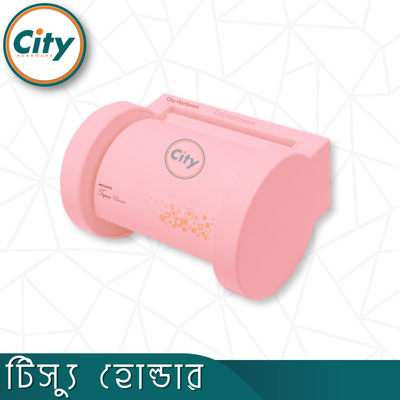 টিস্যু হোল্ডার গোলাপী রঙের ওয়াল মাউন্ট টয়লেট টিস্যু পেপার হোল্ডার_img_2