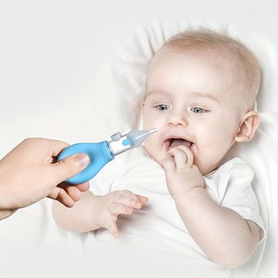 1pc Soft Silicone Baby Nasal Aspirator_img_0