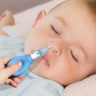 1pc Soft Silicone Baby Nasal Aspirator_img_2