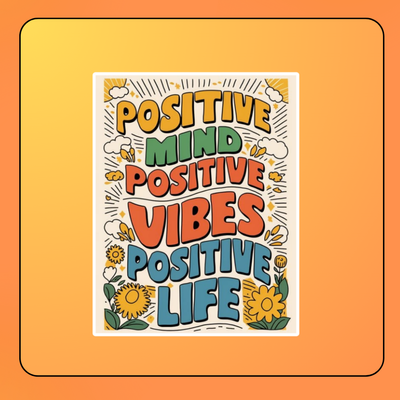Positive Vibes Motivational Art Prints Set_img_3