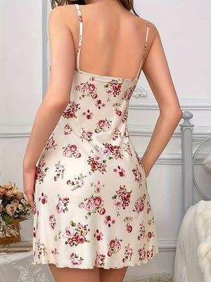 Floral Nightgown - Exquisite Floral Pattern_img_1
