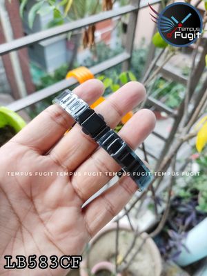 Longbo 80809L Ladies Chain Watch- Black Dial- Black Bezel- Black Chain- TF Code LB583CF_img_3