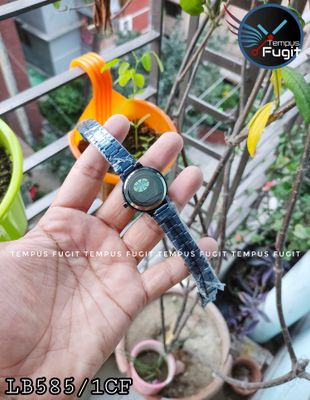 Longbo 80899 Ladies Chain Watch- Blue Dial- Blue Bezel- Blue Chain- TF Code LB585/1CF_img_3