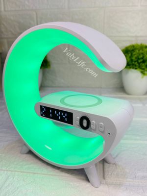G63 Smart Clock with RGB Light, Bluetooth Speaker, and Wireless Charger_img_1