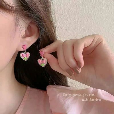 Double tulip love earrings_img_1