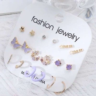 Alhamdulillah Most Demanding 9 pair Earrings set_img_0