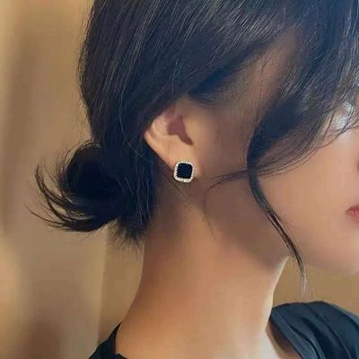 Beautiful Black Stone Earrings_img_1