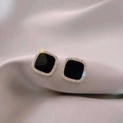 Beautiful Black Stone Earrings_img_2